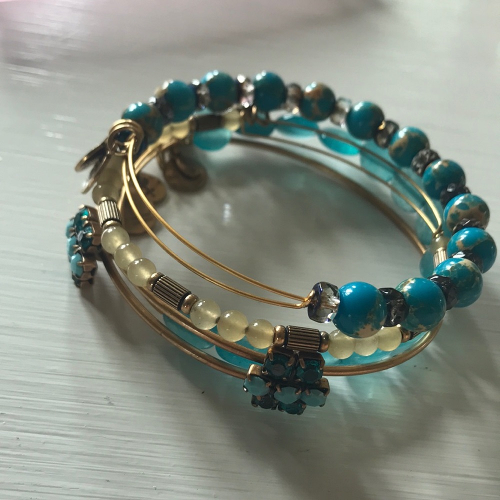 4 Alex and Ani Bracelets